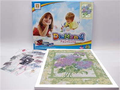 DIY钻石画 优雅绣球花 - OBL832641
