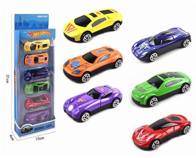 6 SLIDING ALLOY SUPERCARS. - OBL832743