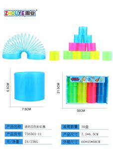 TRANSPARENT FOUR-COLOR RAINBOW CIRCLE. - OBL832919