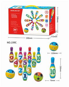12 LARGE PU BOWLING BALLS - OBL833053