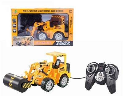 LINE-CONTROLLED FLASH ENGINEERING VEHICLE (ROLLER, 5 PASS BELT 7 COLORED LIGHTS) - OBL833241