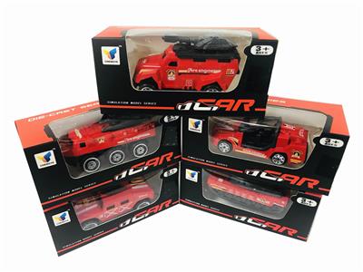 5 types of sliding alloy fire engines - OBL833712