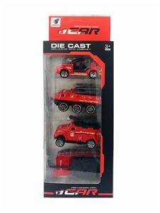 Five types of sliding alloy fire engines - OBL833715