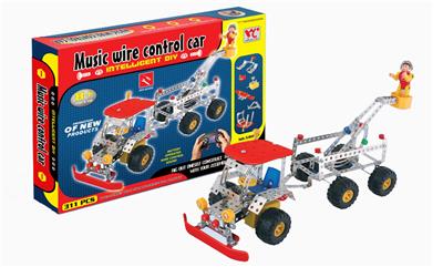 智力自装音乐线控消防车 - OBL833915