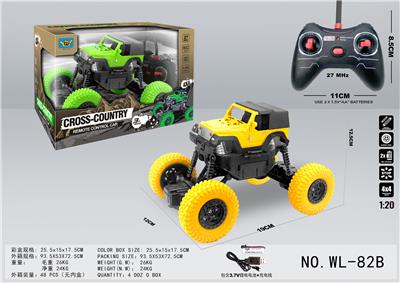 4X4牧马人仿真四通攀爬遥控车 - OBL834888