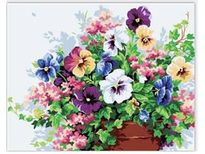DIY数字油画        花团锦簇 - OBL835048