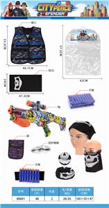 军事衣服+水弹EVI弹枪 - OBL835139