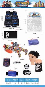 军事衣服+水弹EVI弹枪 - OBL835142