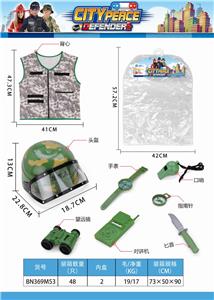 军事衣服+帽(6配件套) - OBL835149