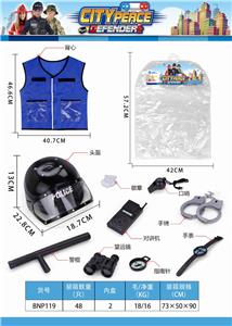 警察衣服+帽(8配件套) - OBL835168