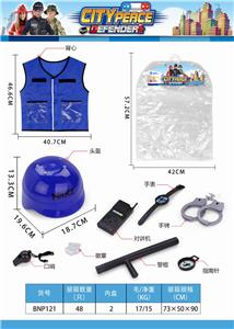 警察衣服+帽(8配件套) - OBL835170