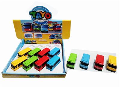 泰友小公交车(回力)12只装 - OBL835403