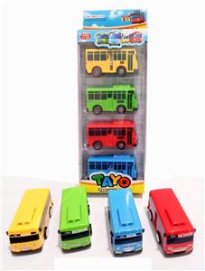 泰友回力小公交车(大车)4只装 - OBL835407