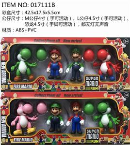 4-4.5 INCH MARIO DOLL 4 PACK. - OBL835475