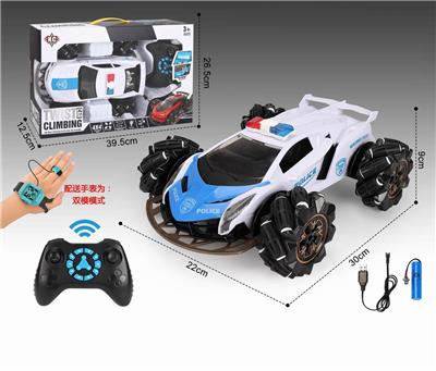 大黄蜂警车/兰博警车侧行2.4G遥控车 - OBL836097