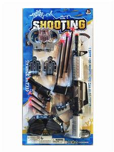 PAINTED SOFT SHOTGUN WITH REVOLVER SET. - OBL836363