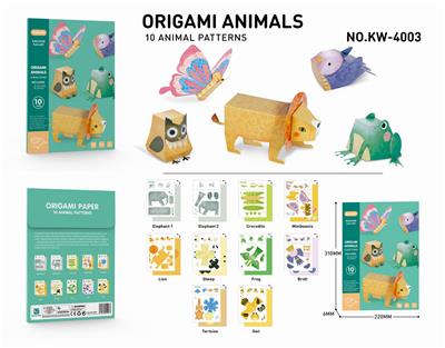3D ANIMAL ORIGAMI PAPER MODEL - OBL836578