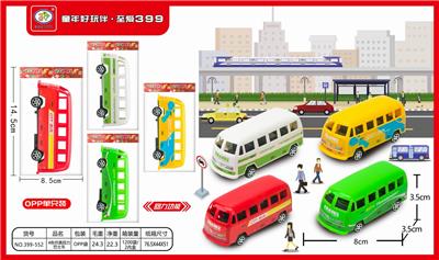 4色回力小巴士车 - OBL837169