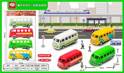 4色回力小巴士车 - OBL837170