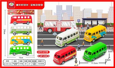 4色回力大巴士车 - OBL837172