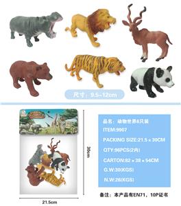 动物世界6只装 - OBL837766