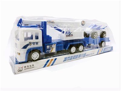 Inertia police crane towing motorcycle - OBL837883