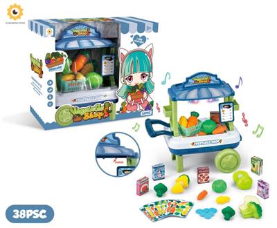 Vegetable cart with light and music - OBL837907