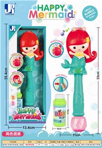 ELECTRIC LIGHT MUSIC MERMAID BUBBLE MACHINE. - OBL837912