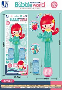 ELECTRIC LIGHT MUSIC MERMAID BUBBLE MACHINE. - OBL837913