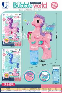 ELECTRIC LIGHT MUSIC UNICORN BUBBLE MACHINE. - OBL837914