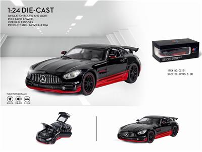 1:24 MERCEDES GTR BLACK SAMURAI SPECIAL EDITION. - OBL837962