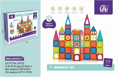 彩窗磁力片77PCS - OBL838162