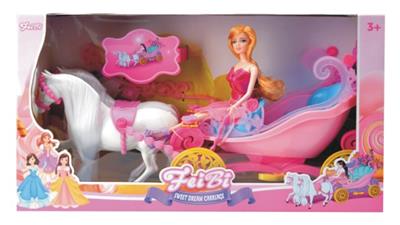 TWO HORSE PRINCESS CARRIAGE - OBL838396