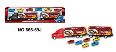 Tow truck (2 race car logo and 6 racing cars) - OBL838531