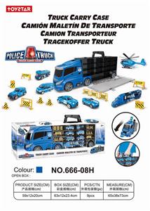 CONTAINER STORAGE CAR FLAT (BIG HEAD) POLICE. - OBL838633