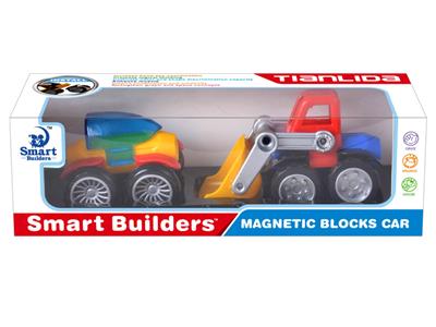 磁力拼装积木车 10pcs - OBL838779