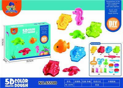 MARINE ANIMALS IN COLORED MUD - OBL839090