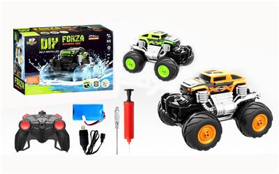 DIY悍马、2.4G遥控、四驱、水陆两栖、充气轮皮 - OBL840048