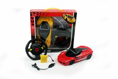 1:16四通灯光移印拉法拉利遥控车 - OBL840073