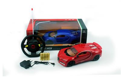 1：14四通灯光布加迪Chiron遥控车 - OBL840082