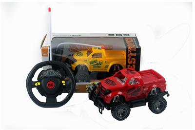 1：16四通带灯光大脚皮卡越野遥控车 - OBL840094