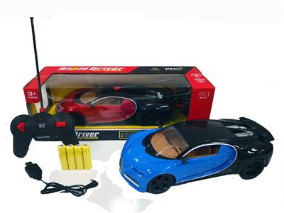 1：14四通灯光布加迪遥控车
 - OBL840154