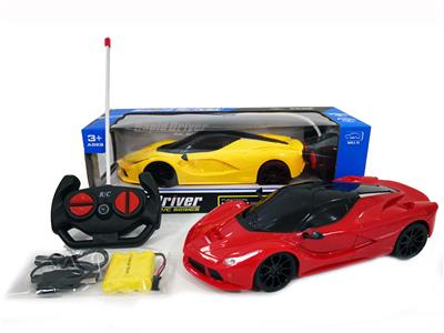 1:16四通灯光拉法拉利遥控车 - OBL840159