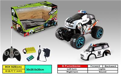 OFF ROAD POLICE VEHICLE / 1:16 - OBL840217