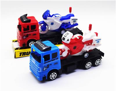 POLICE MOTORCYCLE WITH INERTIA TRACTOR AND RETURN FORCE - OBL840414