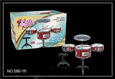 JAZZ DRUM SUIT 3 DRUMS AND CHAIRS - OBL840759