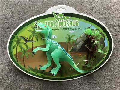 TPR实心仿真恐龙迅猛龙夜光 - OBL841839
