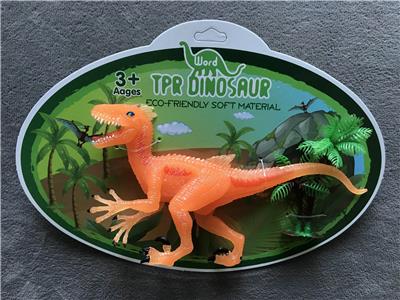 TPR实心仿真恐龙   狂盗龙（夜光） - OBL841845