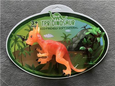 TPR实心仿真恐龙肿头龙夜光 - OBL841850