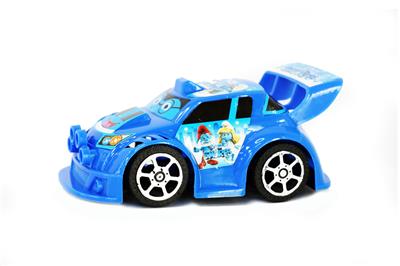 SMURFS PULL THE LINE CAR. - OBL841962